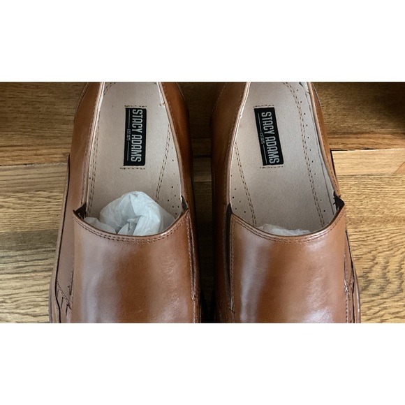 Stacy Adam’s new in box Men’s Dress Shoes 11 1/2M cognac - Picture 7 of 7